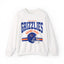 Grand Oaks High School Vintage Football Sweatshirt | Grizzly Spirit Wear | Retro Game Day Pullover