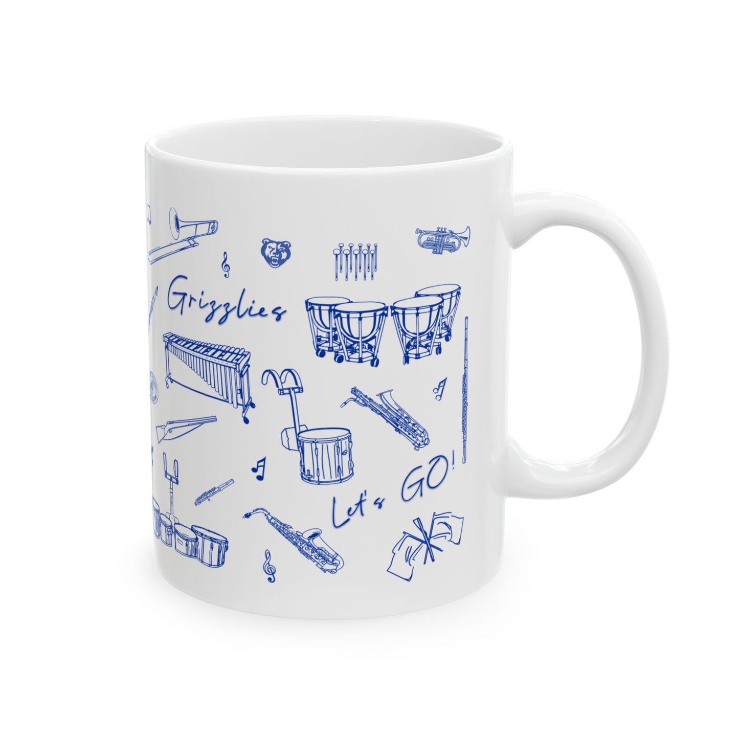 The Grand March 11oz & 15oz Coffee Cup