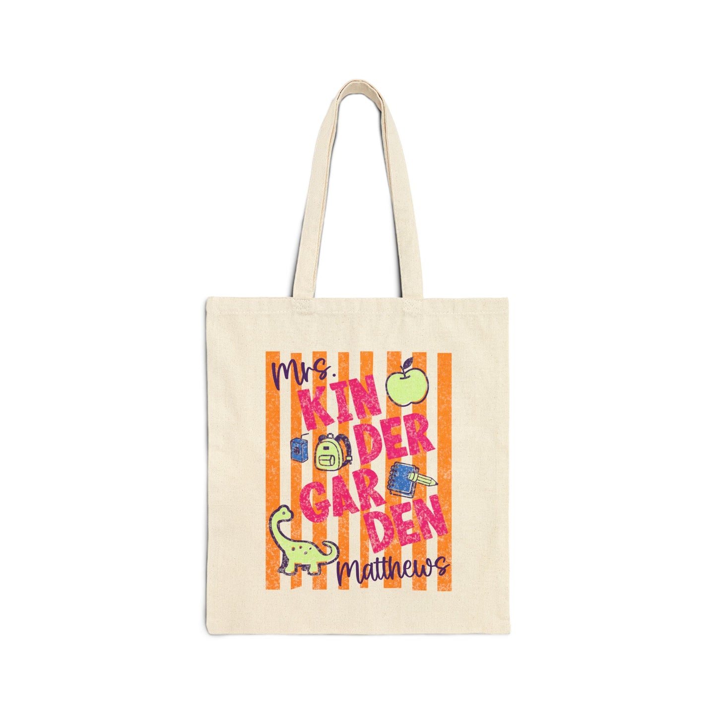 Personalized Kindergarten Teacher Tote Bag