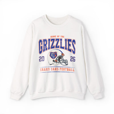 Grand Oaks High School Vintage Football Sweatshirt | Grizzly Spirit Wear
