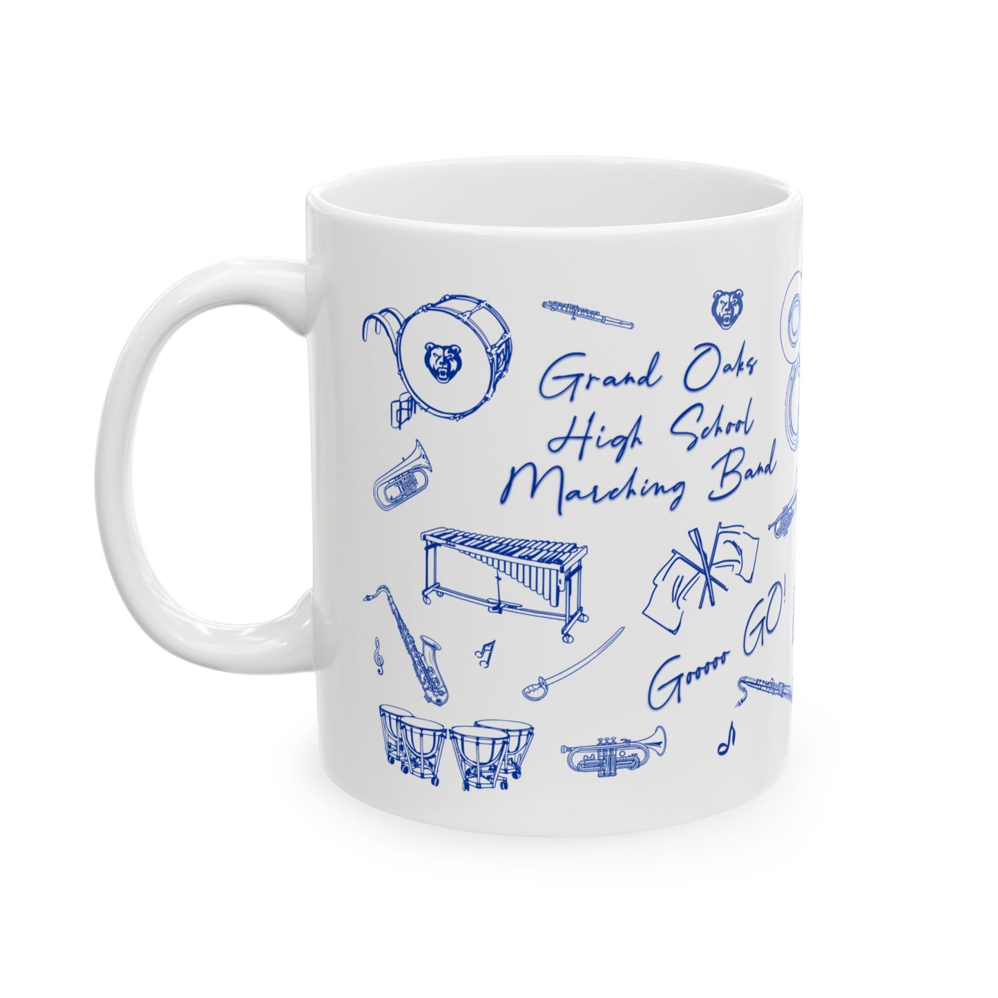 The Grand March 11oz & 15oz Coffee Cup