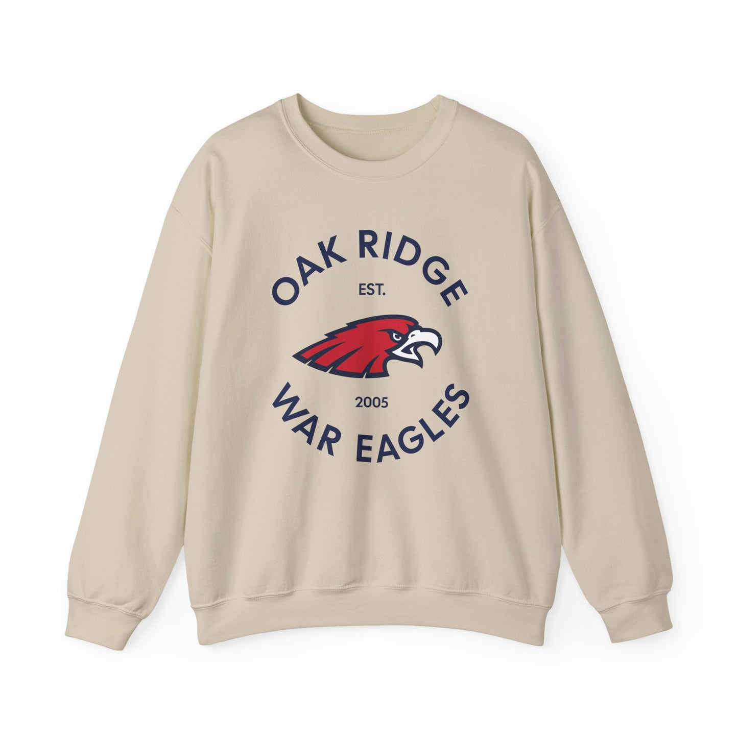 Oak Ridge War Eagles Logo Circle Sweatshirt