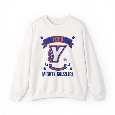 York Mighty Grizzlies Feeder Crewneck Sweatshirt