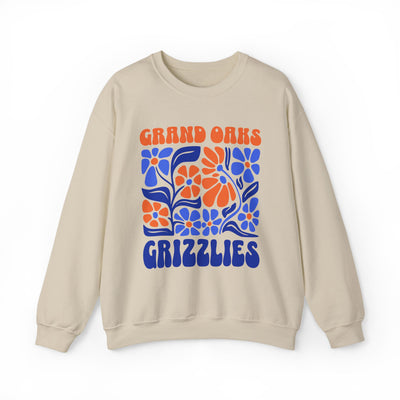 Boho Floral Grand Oaks Grizzlies Sweatshirt