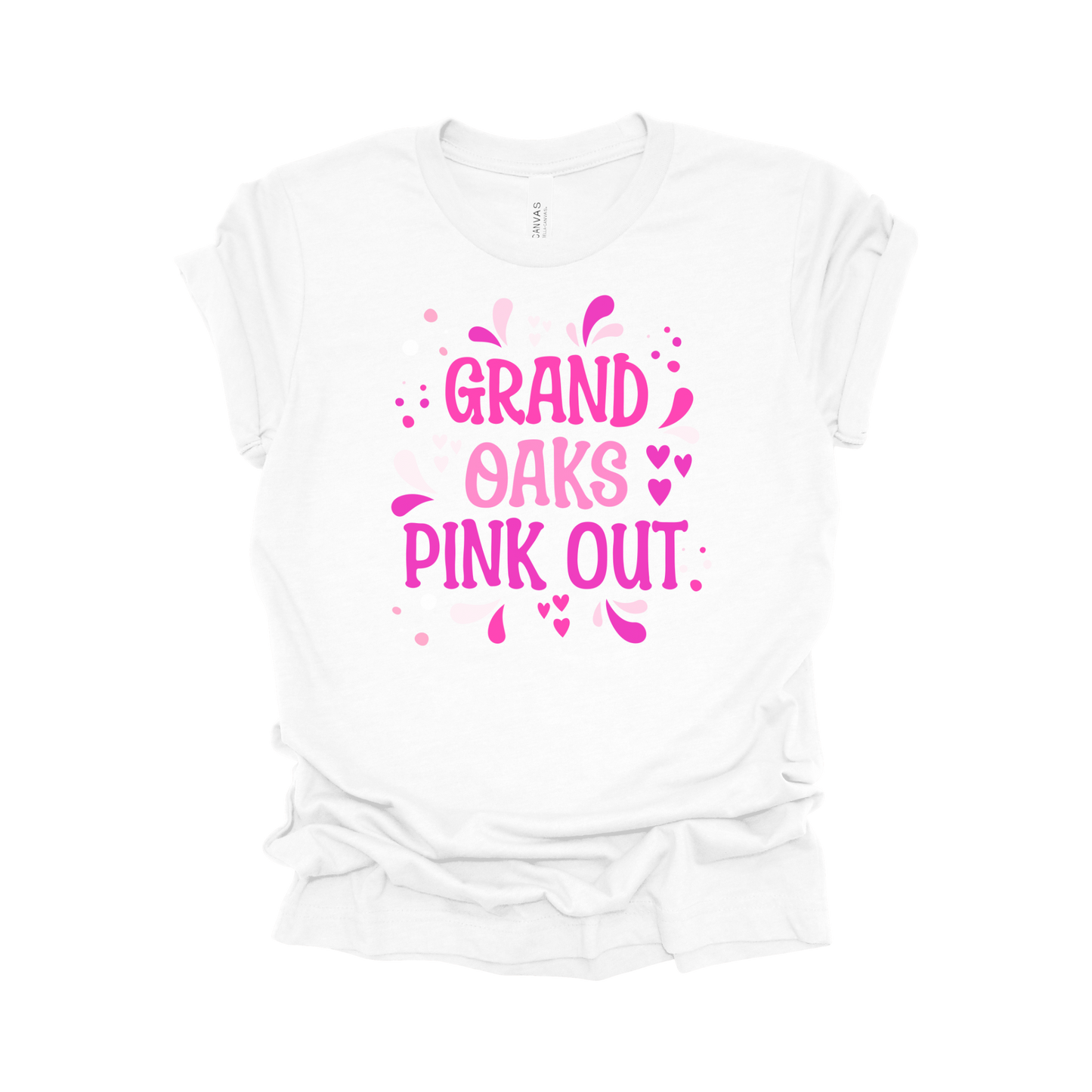 Grand Oaks Pink Out T-Shirt – Bright & Bold Spirit Wear