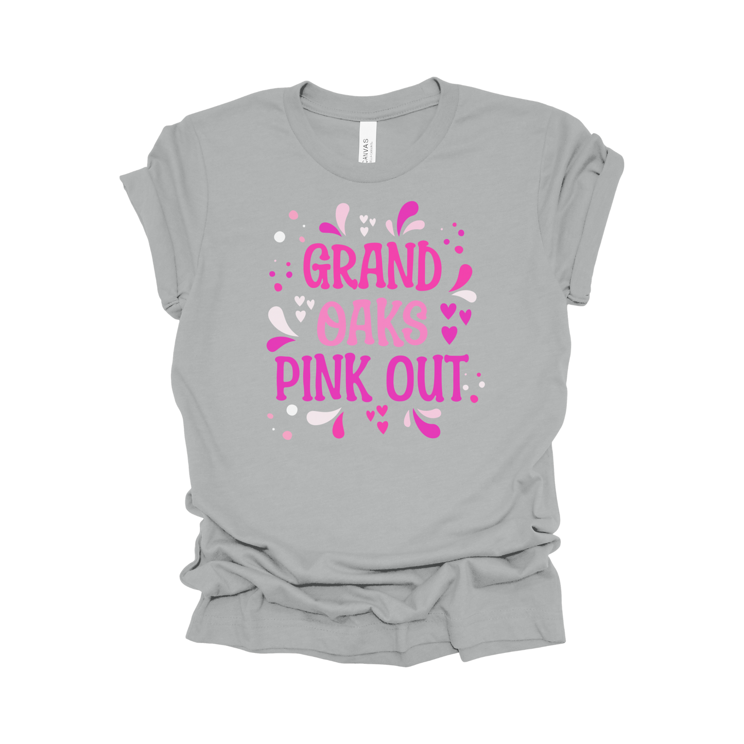 Grand Oaks Pink Out T-Shirt – Bright & Bold Spirit Wear