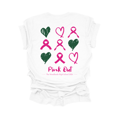 The Woodlands High School Pink Out 2026 T-Shirt – Breast Cancer Awareness T-Shirt