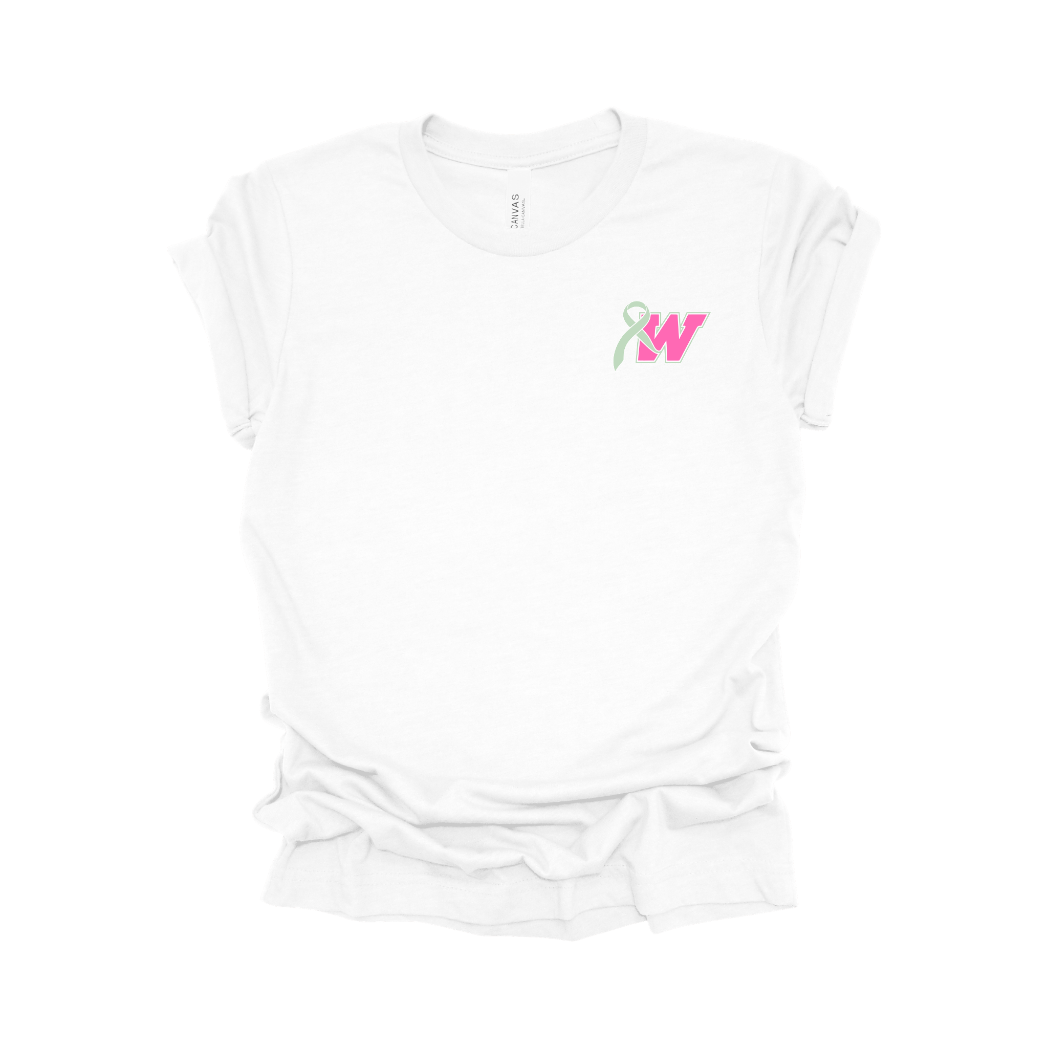 TWHS Pink Vibes Only – Pink Out Design Breast Cancer Awareness T-Shirt
