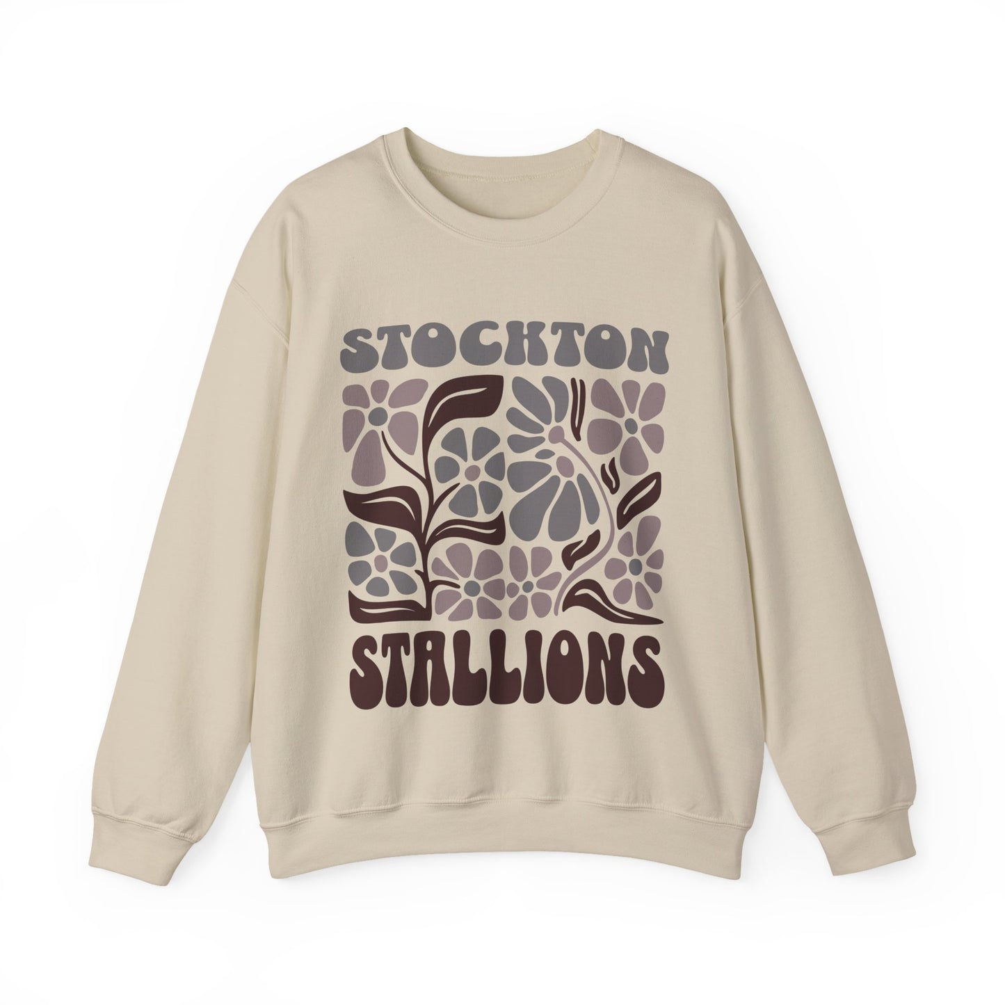 Boho Floral Stockton Stallions Sweatshirt