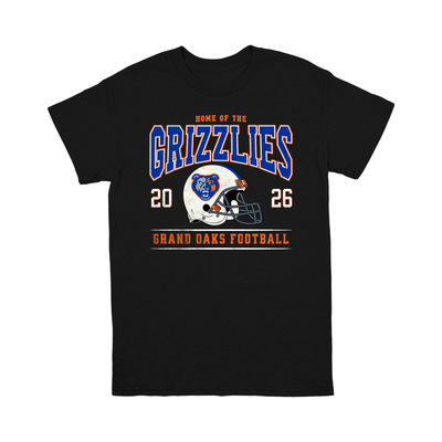 Grand Oaks Grizzlies Football 2026 Vintage T-Shirt