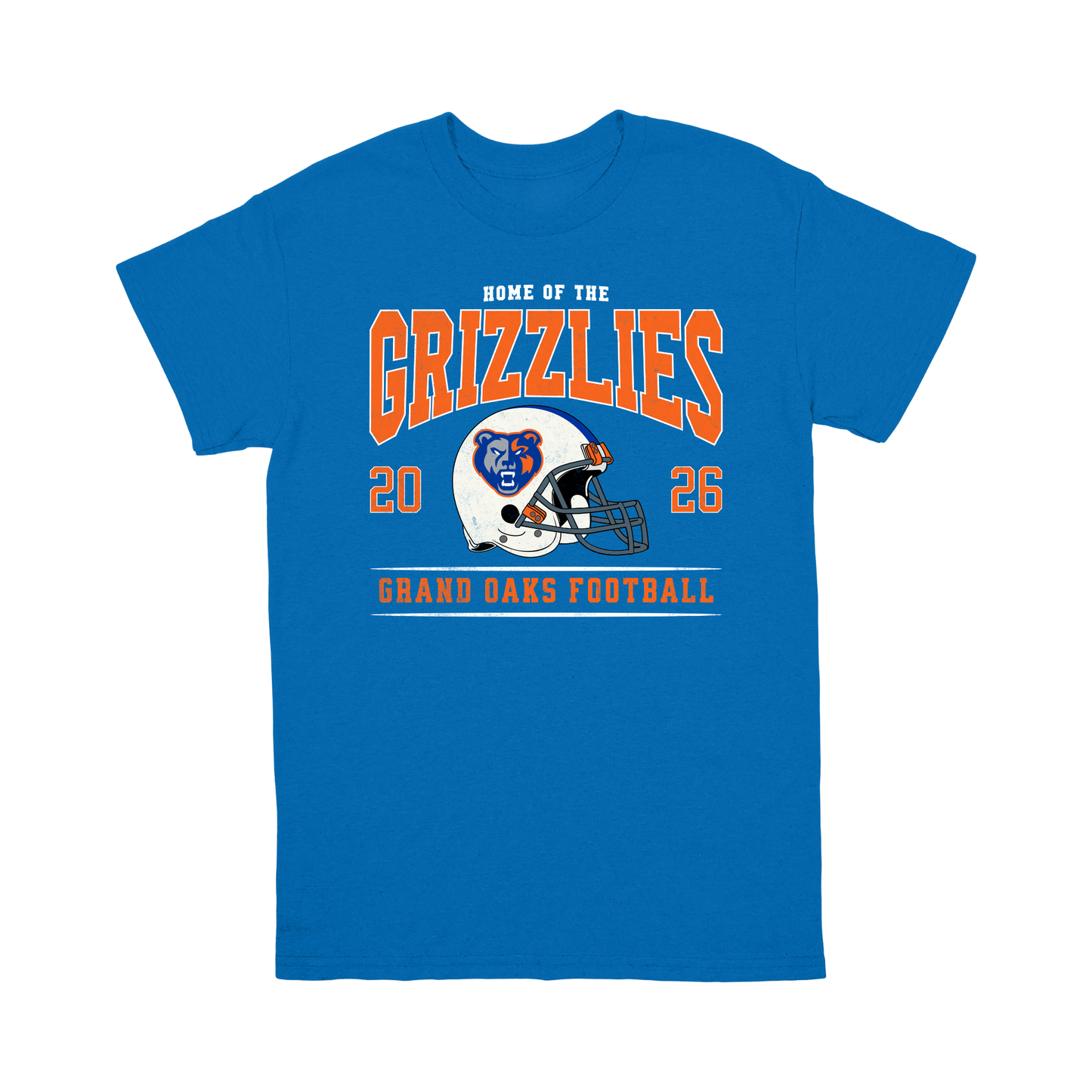 Grand Oaks Grizzlies Football 2026 Vintage T-Shirt