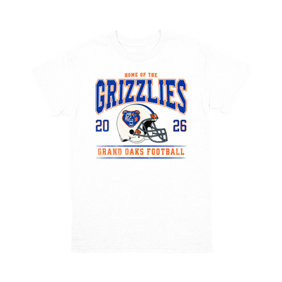 Grand Oaks Grizzlies Football 2026 Vintage T-Shirt