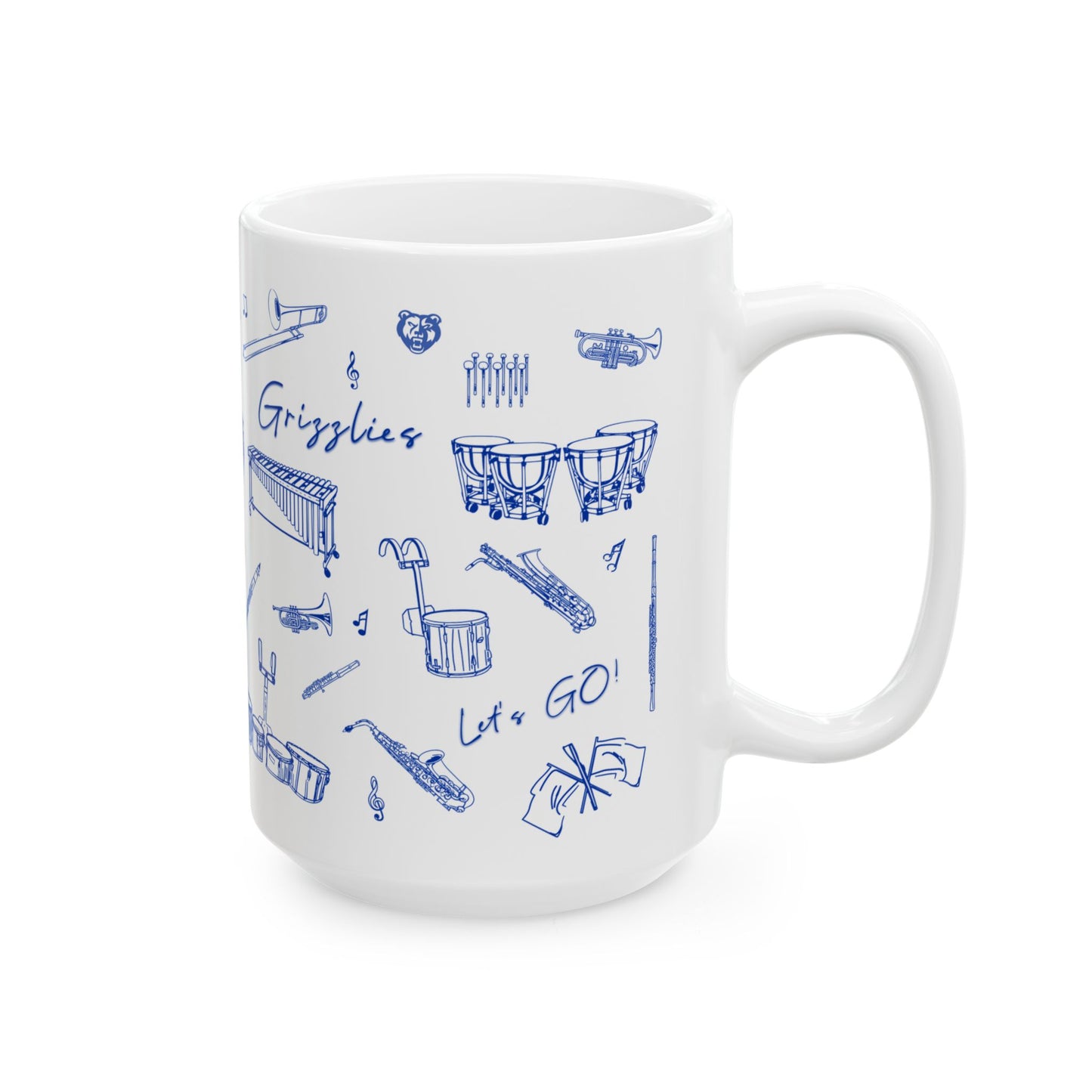The Grand March 11oz & 15oz Coffee Cup