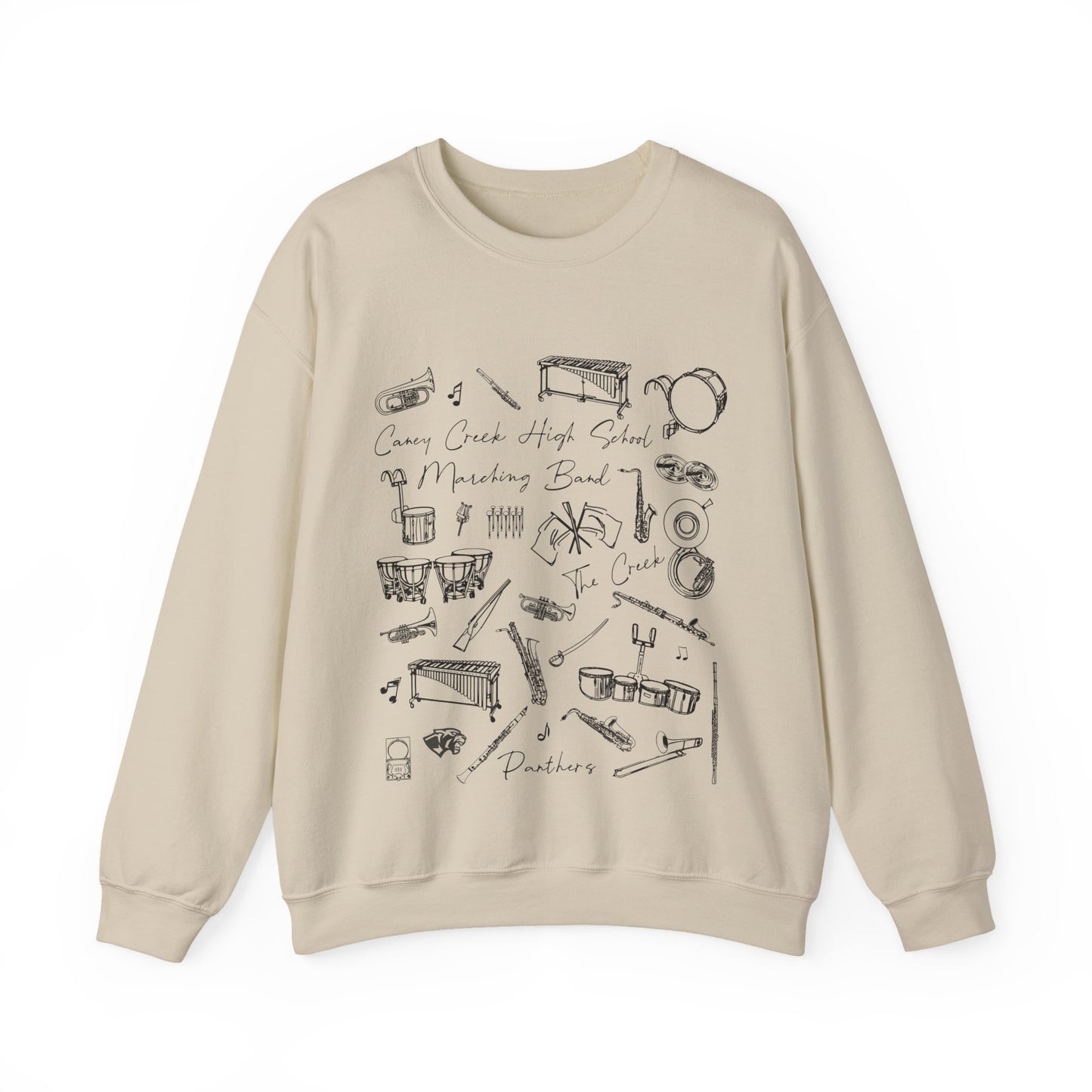 Caney Creek Marching Band Spirit Wear | The Panther Pulse Sweatshirt