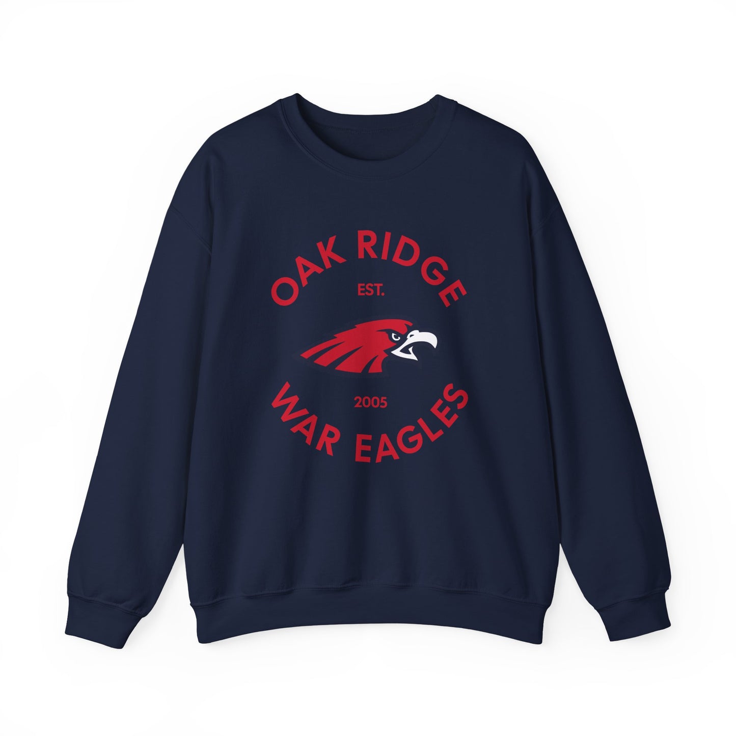 Oak Ridge War Eagles Logo Circle Sweatshirt