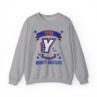 York Mighty Grizzlies Feeder Crewneck Sweatshirt