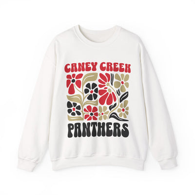Boho Floral Caney Creek Panthers Sweatshirt