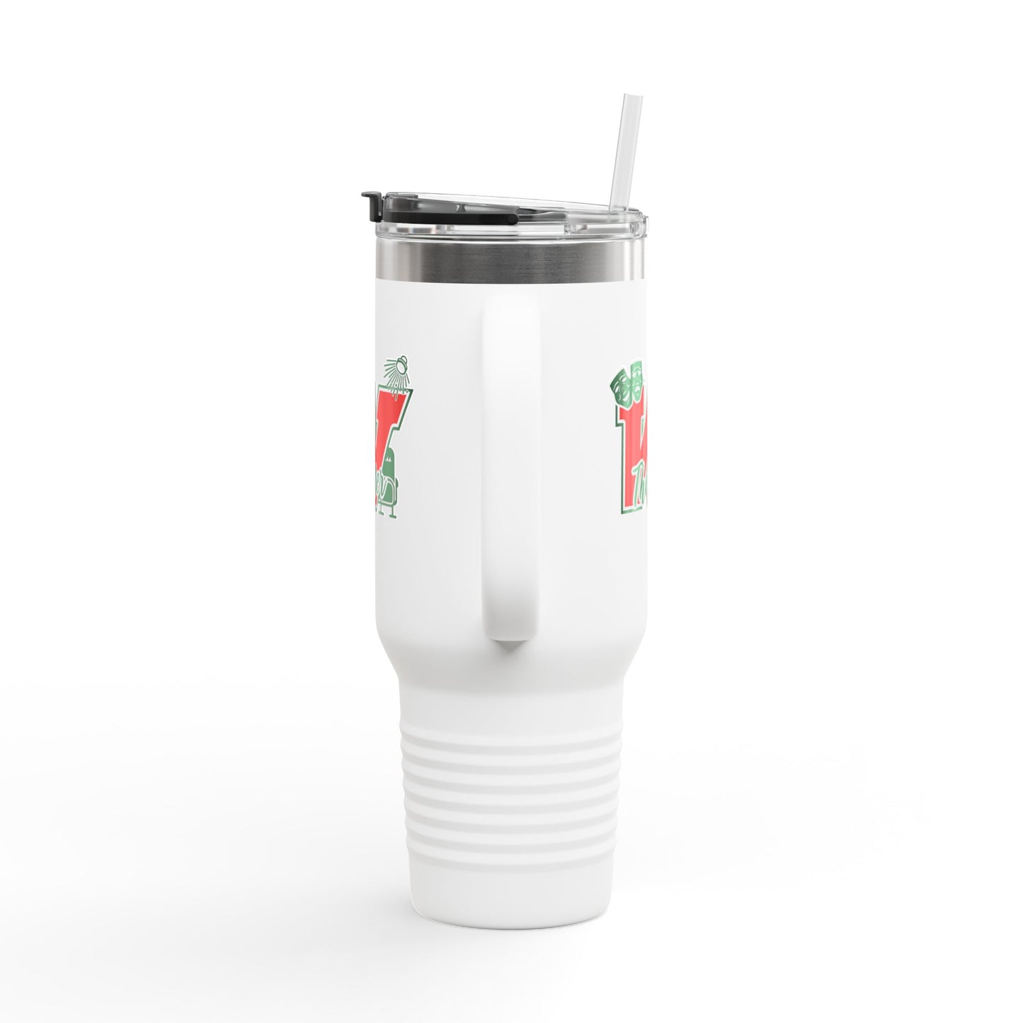 The Woodlands Theater 40 oz Insulated Travel Mug – Sip Between Scenes