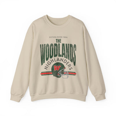 The Woodlands Highlanders  Vintage Football Sweatshirt