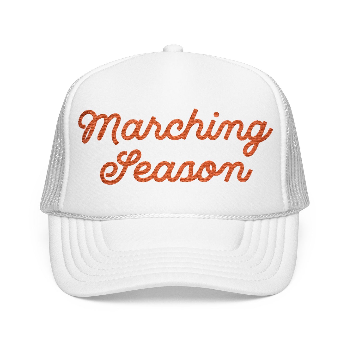 Marching Season Embroidered Trucker Hat – Spirit in Every Step