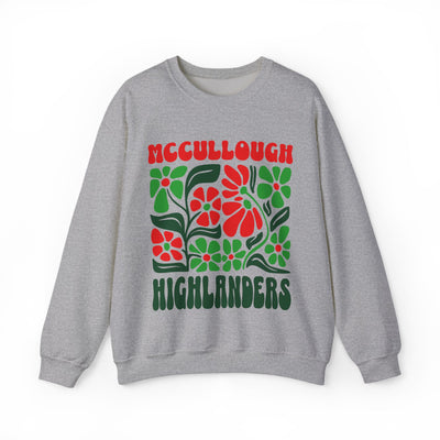 Boho Floral McCullough Highlanders Sweatshirt