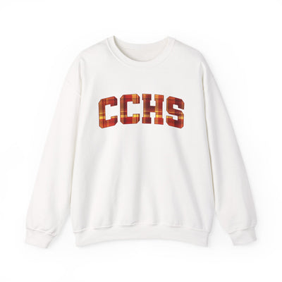 CCHS Tartan Lettering Caney Creek High School Sweatshirt
