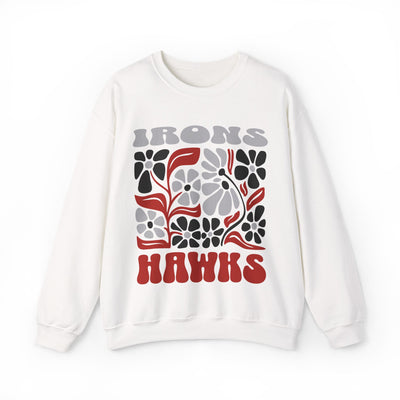 Boho Floral Irons Hawks Sweatshirt