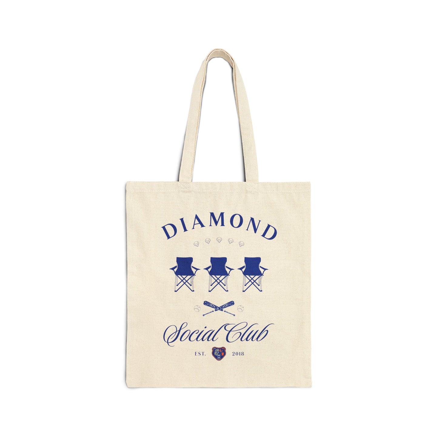 Grand Oaks High School - Diamond Social Club- Vintage Canvas Tote Bag