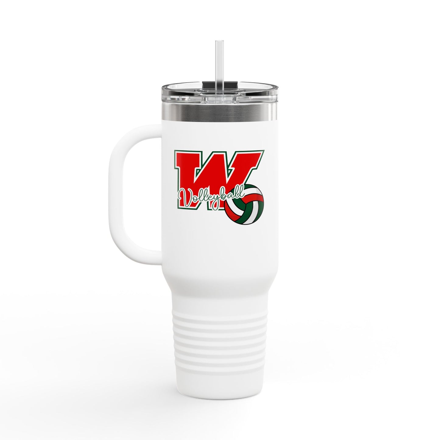 The Woodlands Volleyball 40 oz Insulated Travel Mug – Serve Up Hydration