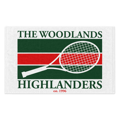The Woodlands Highlanders Tennis Team Rally Towel – Show Your Highlander Pride!