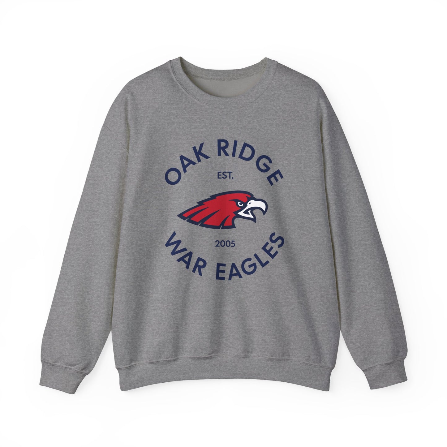 Oak Ridge War Eagles Logo Circle Sweatshirt