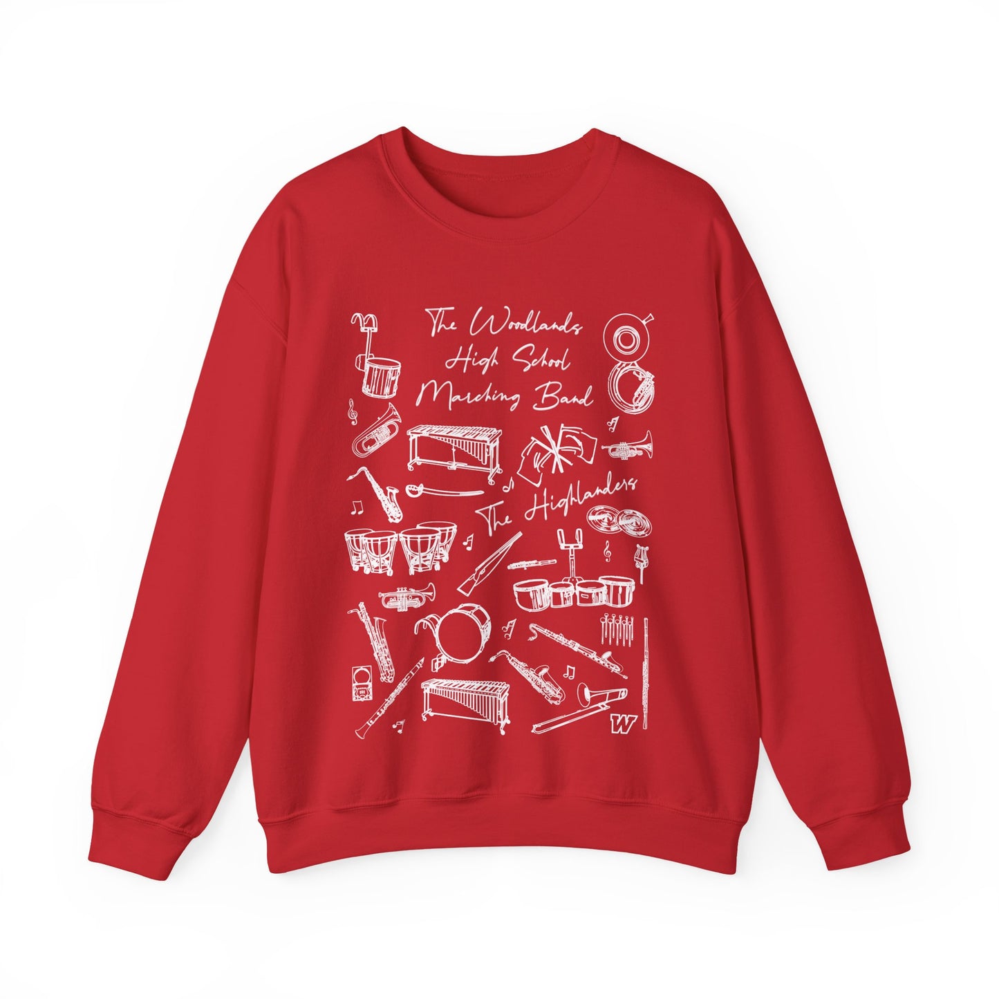 The Woodlands High School Marching Band Sweatshirt - The Sound of the Highlanders