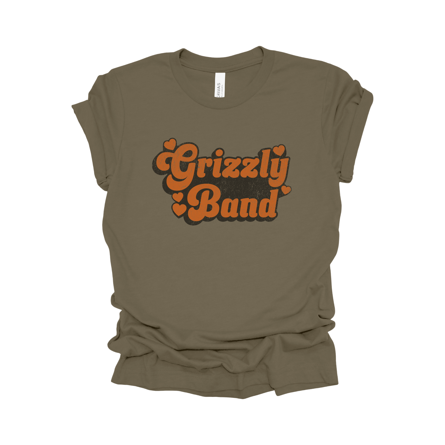 I Love Grizzly Band T-Shirt