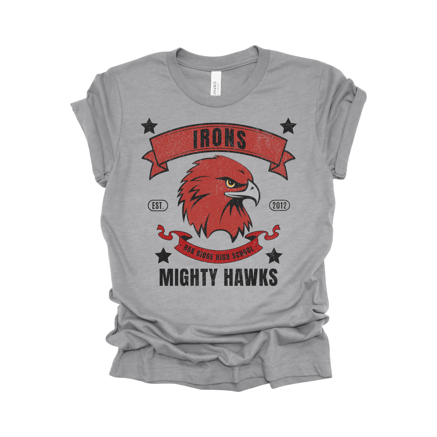 Irons Junior High Hawks Feeder T-Shirt
