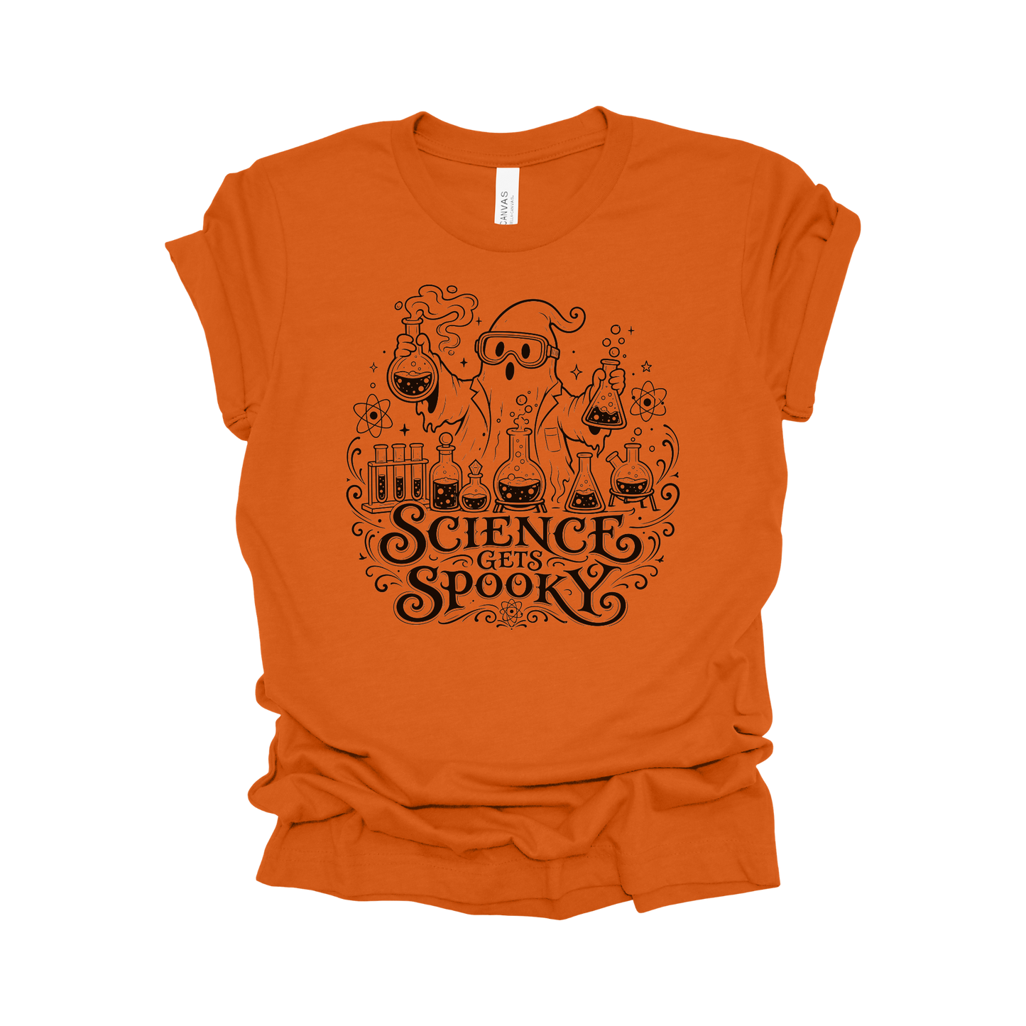 Science Gets Spooky Halloween Science Teacher T-Shirt