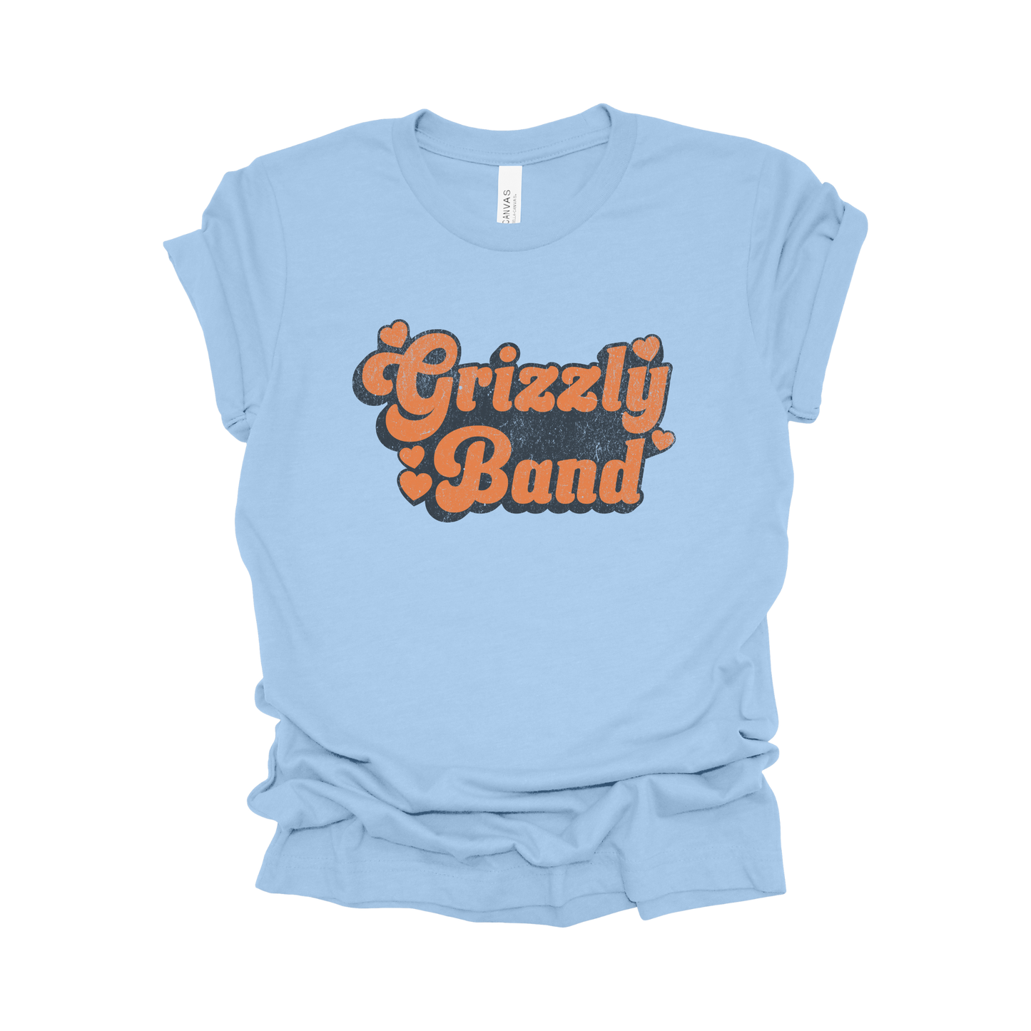 I Love Grizzly Band T-Shirt