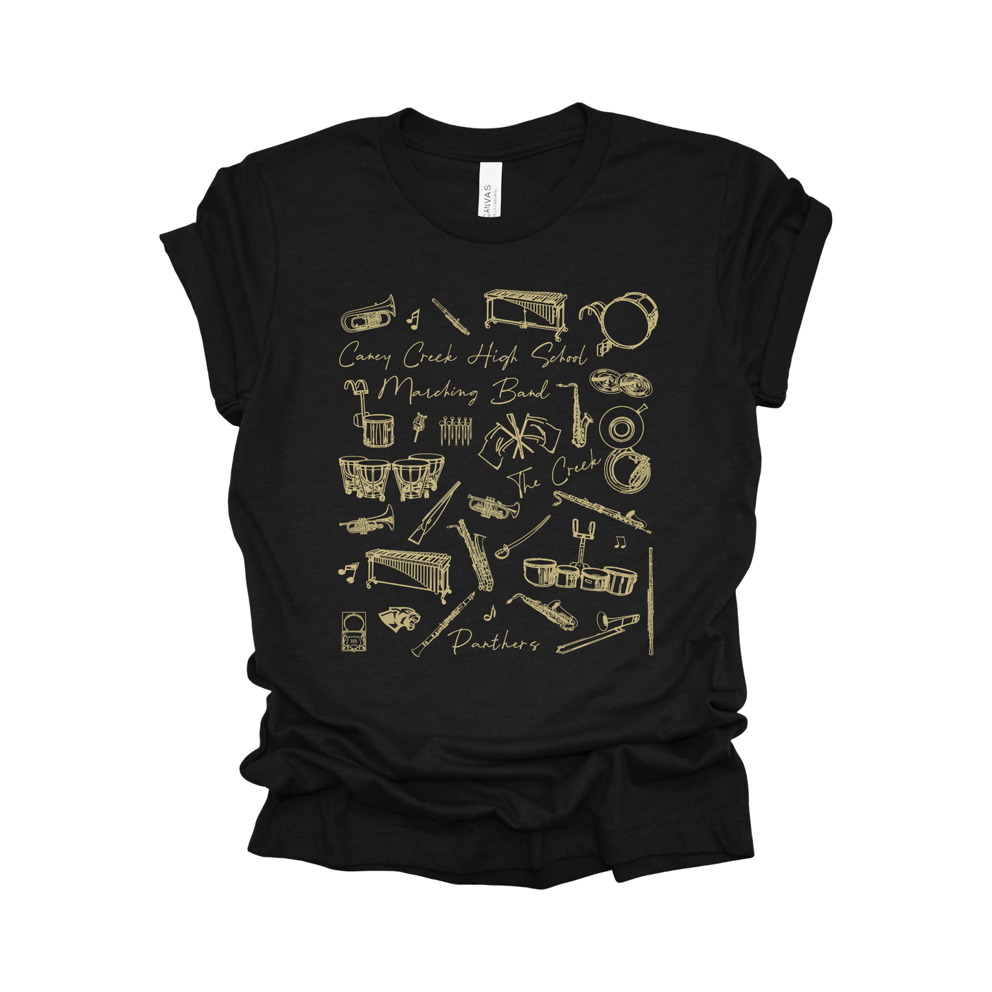 Caney Creek Marching Band Spirit Tee | The Panther Pulse T-Shirt