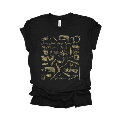 Caney Creek Marching Band Spirit Tee | The Panther Pulse T-Shirt
