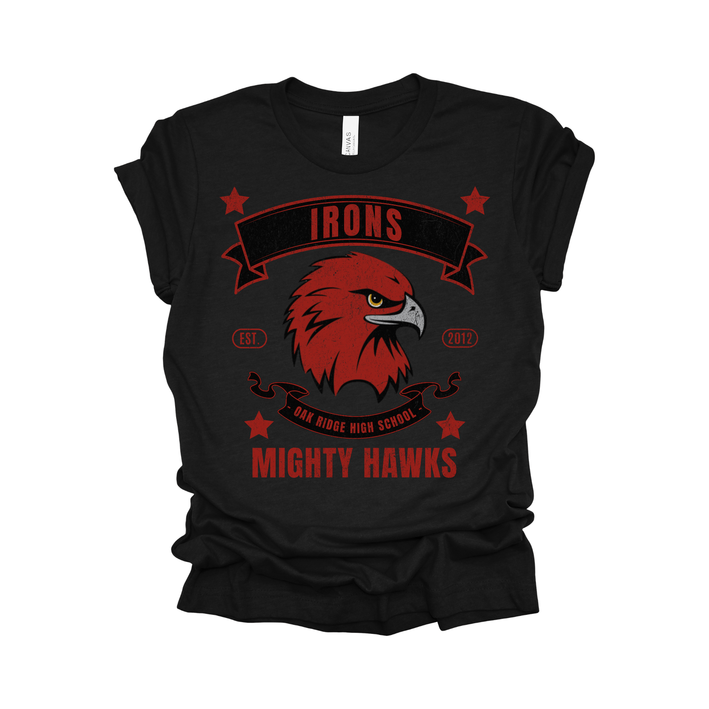 Irons Junior High Hawks Feeder T-Shirt