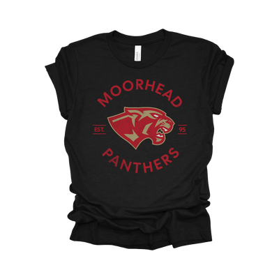 Moorhead Panthers Circle Design T-Shirt