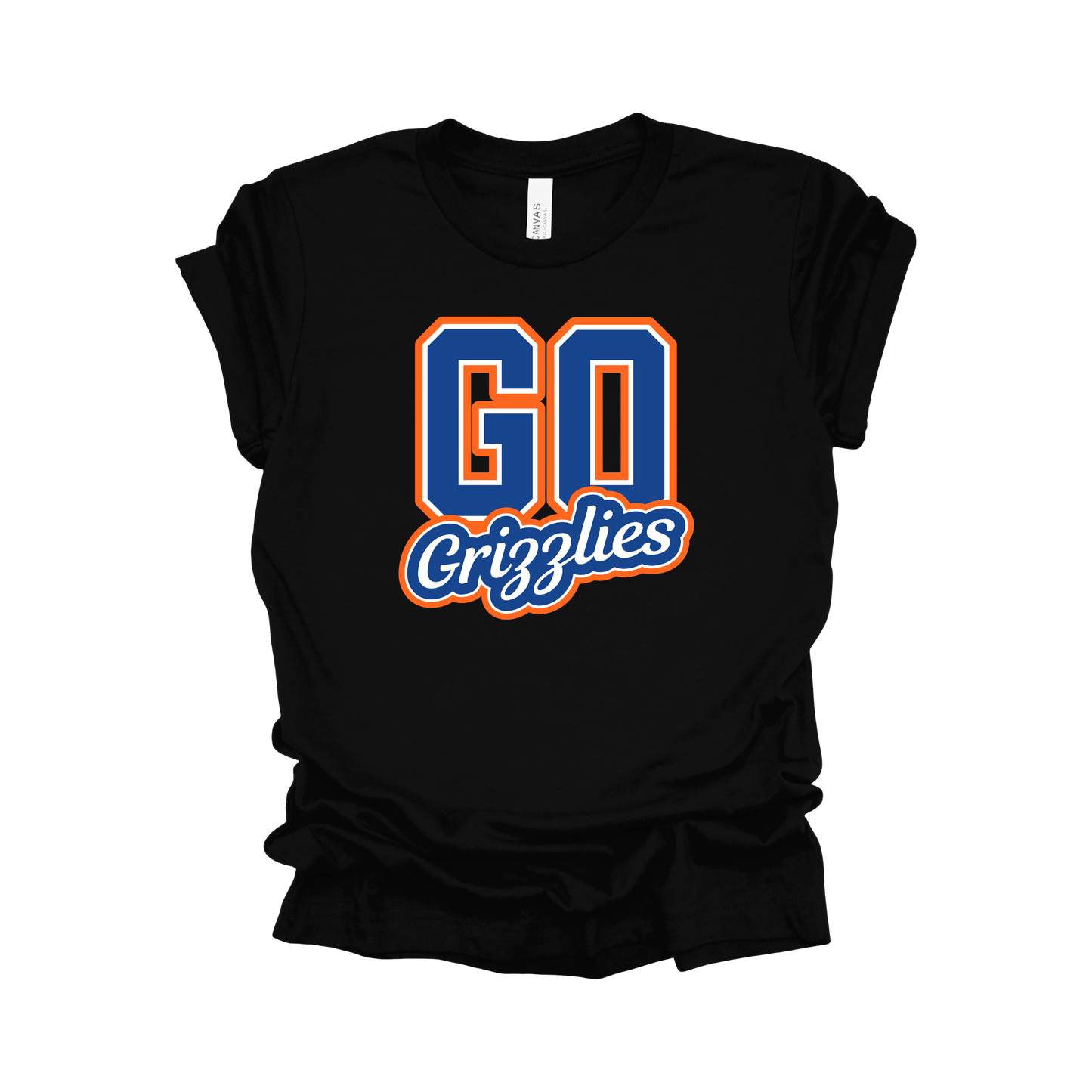 Grand Oaks “GO” T-Shirt – Bold Grizzlies Spirit Wear