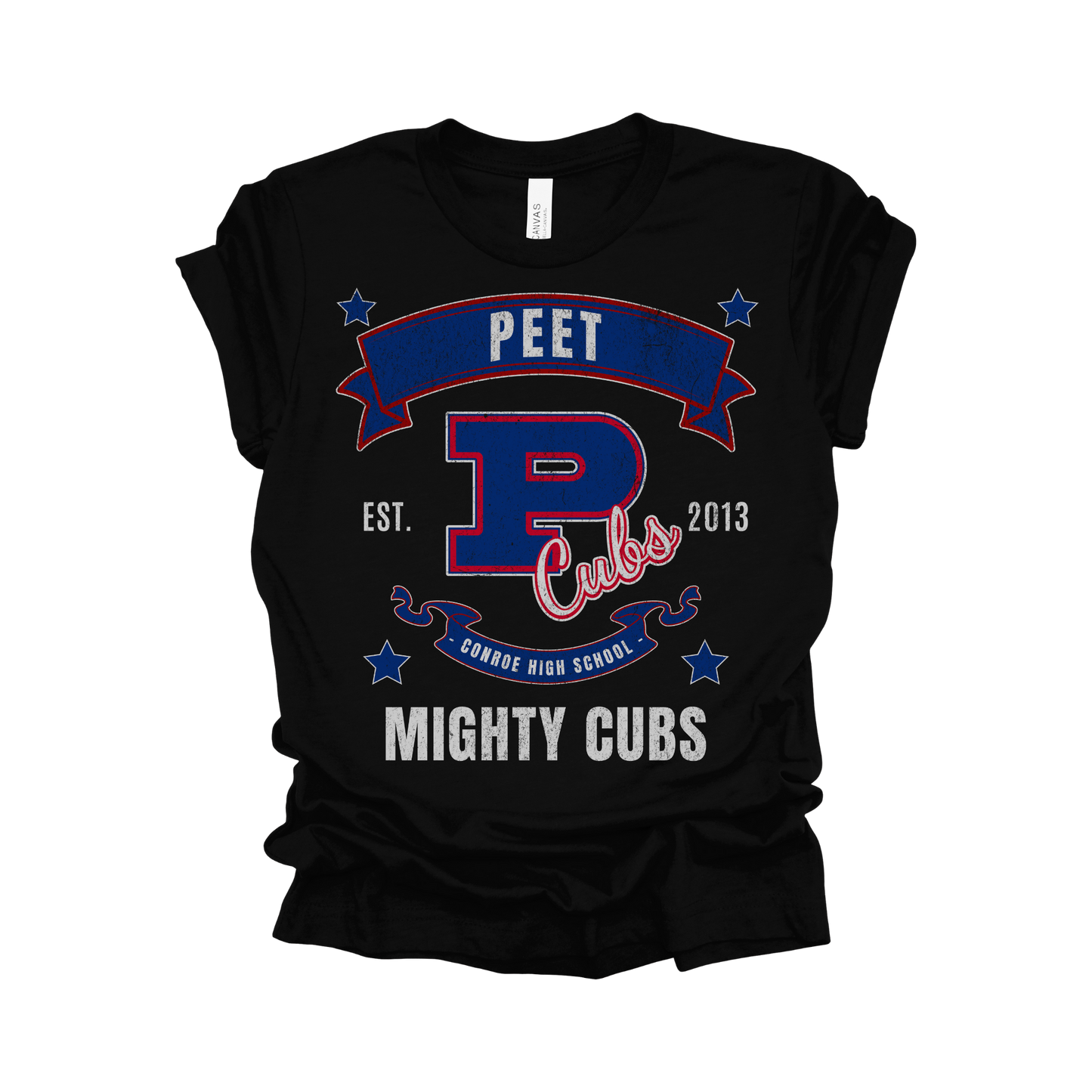 Peet Junior High Feeder Zone T-Shirt | Conroe ISD Spirit Wear for Students & Fans