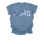 Floral Text GOHS T-Shirt | Spirit Wear | Floral Pattern Lettering