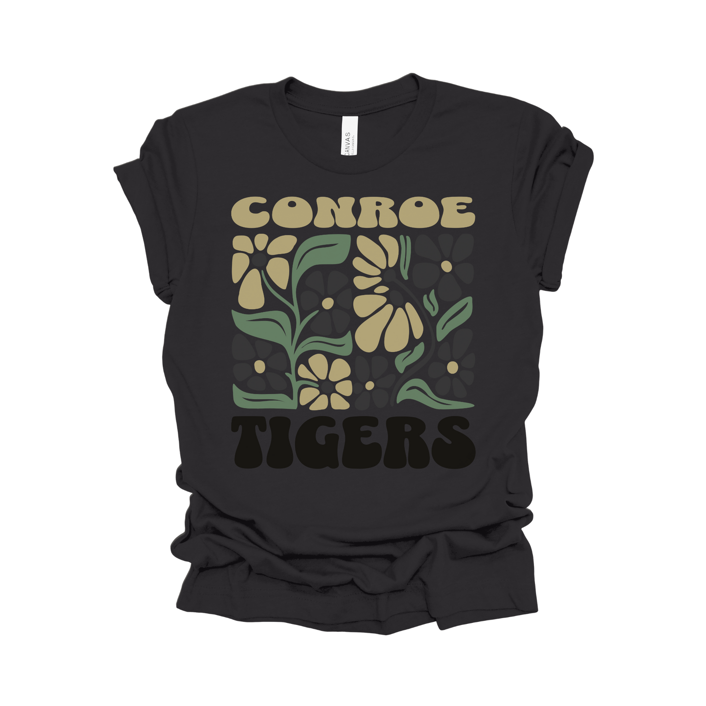 Conroe High School Boho Floral T-Shirt