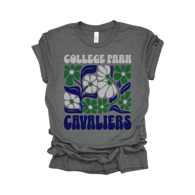 College Park High School Boho Floral T-Shirt