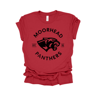 Moorhead Panthers Circle Design T-Shirt