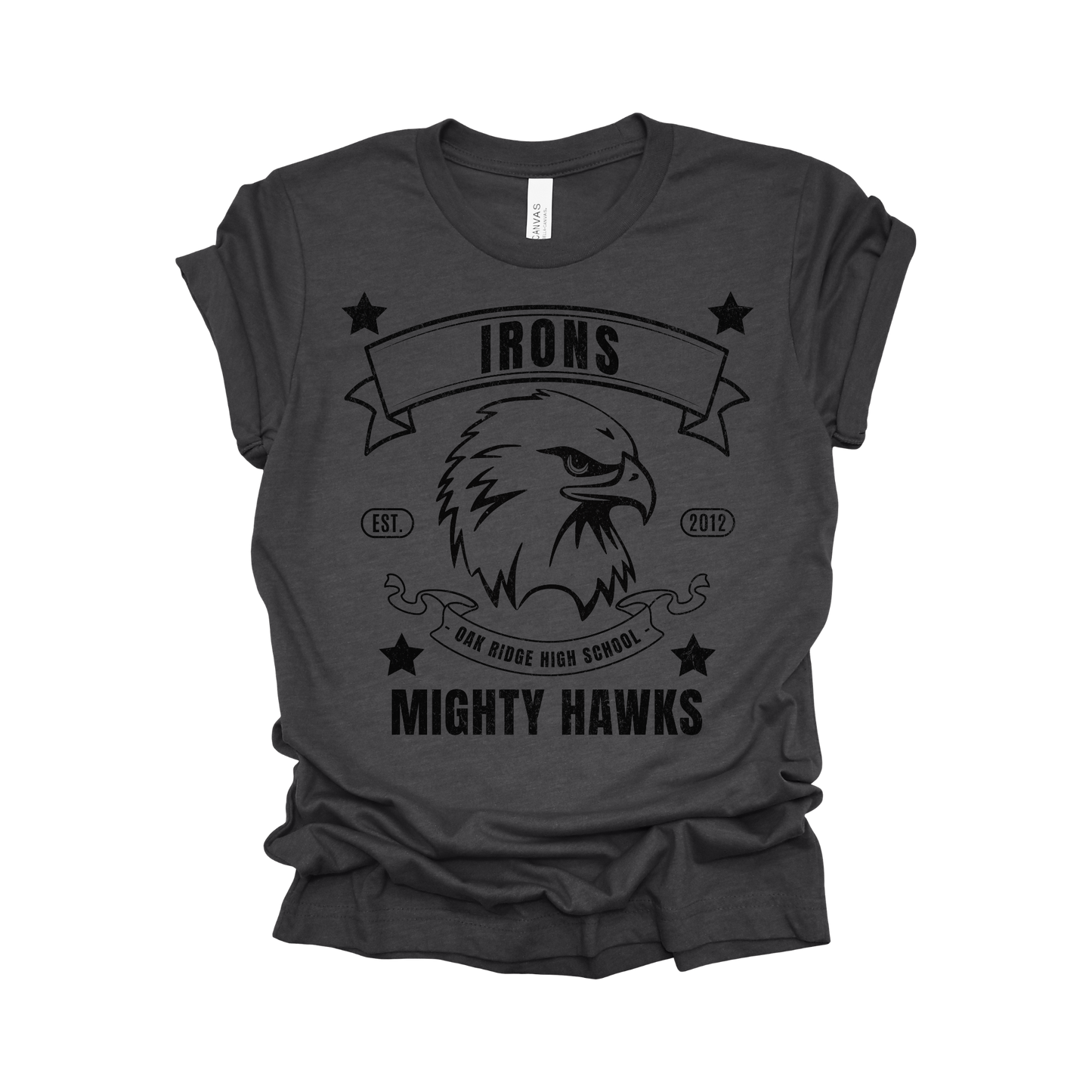 Irons Junior High Hawks Feeder T-Shirt