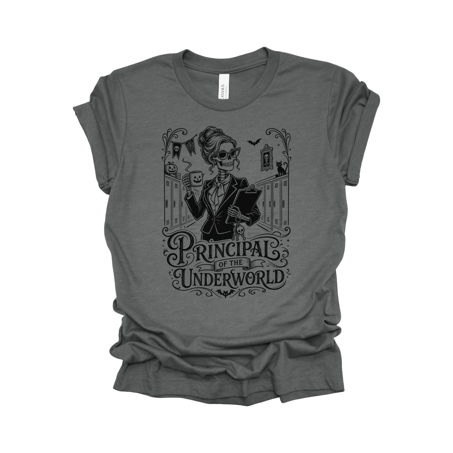 Principal of the Underworld Halloween Principal T-Shirt – Female
