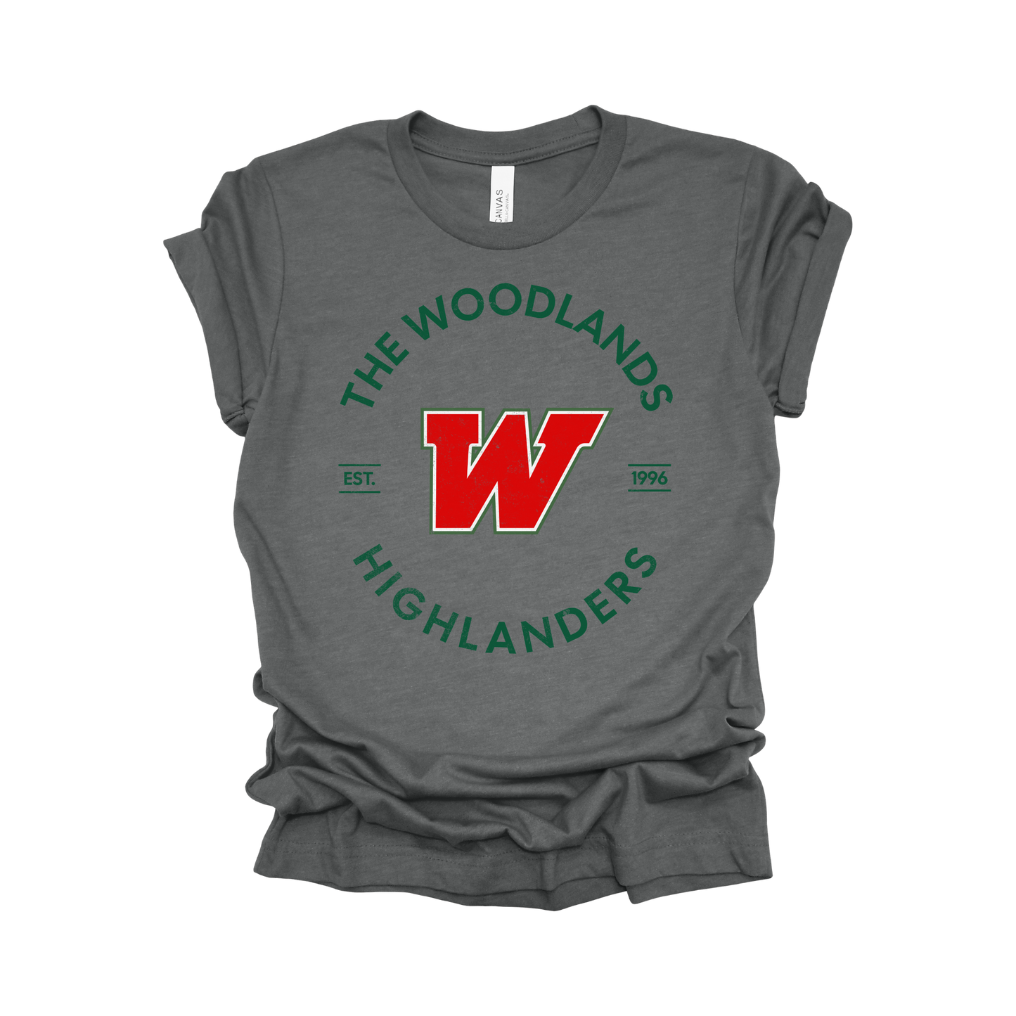 The Woodlands High School Circle T-Shirt