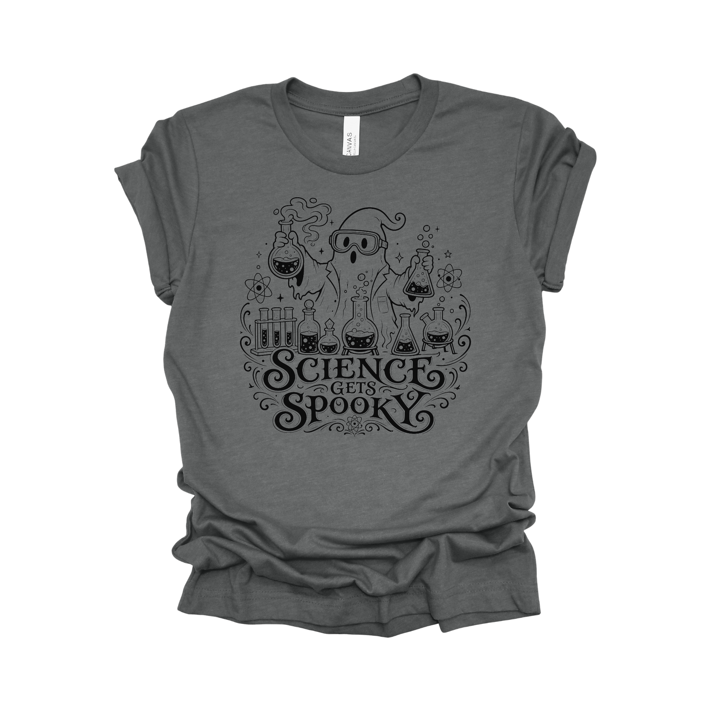 Science Gets Spooky Halloween Science Teacher T-Shirt